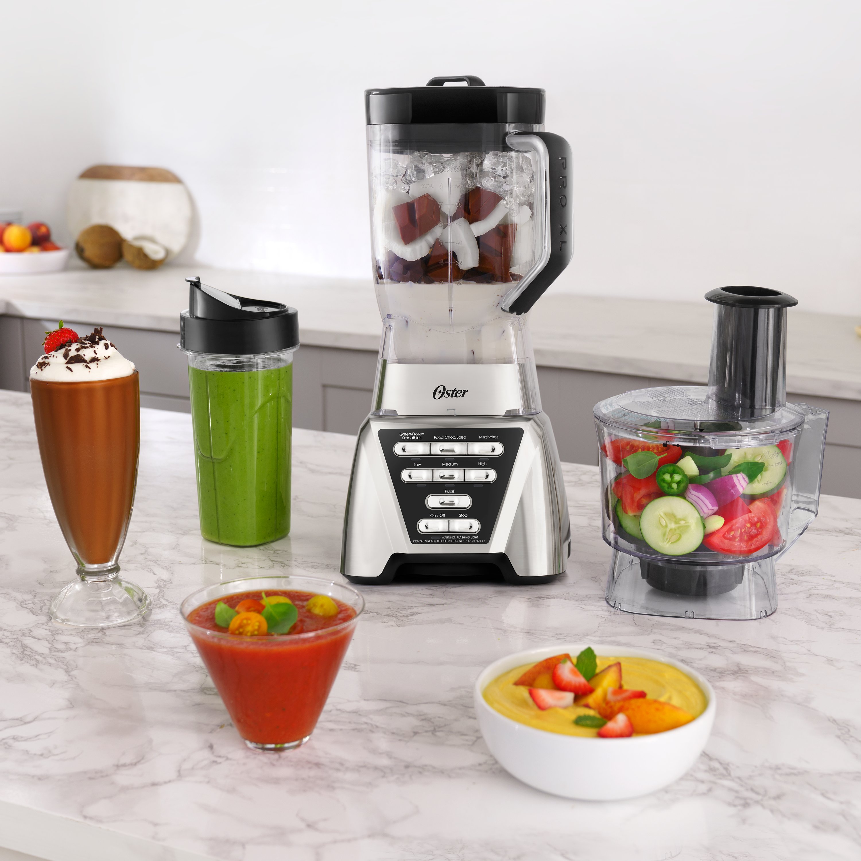 Oster® 10-Cup Food Processor with Easy-Touch Technology