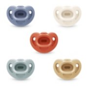 5 multicolored pacifiers image number 1