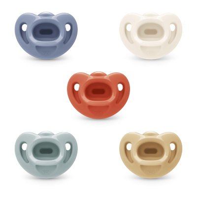 NUK® Comfy™ 100% Silicone Pacifier, 0-6 months and 6-18 months
