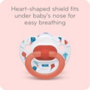 heart shaped shield fits under babies nose for easy breathing image number 7