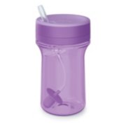 a toddler cup with straw and inside weight image number 1