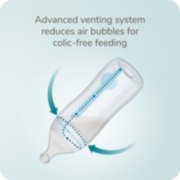 advanced venting system reduces air bubbles for colic-free feeding anti colic bottles image number 3