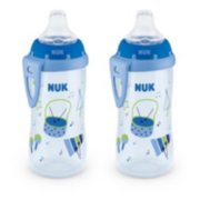 pair of baby bottles with percussive equipment design image number 1