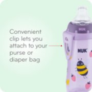 convenient clip lets you attach bottle to your purse or diaper bag image number 4