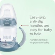 Easy grip, anti-slip handles are easy for baby to hold, handles remove to grow with baby image number 2