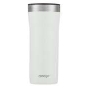 stainless steel drink tumbler with slider lid, white image number 6