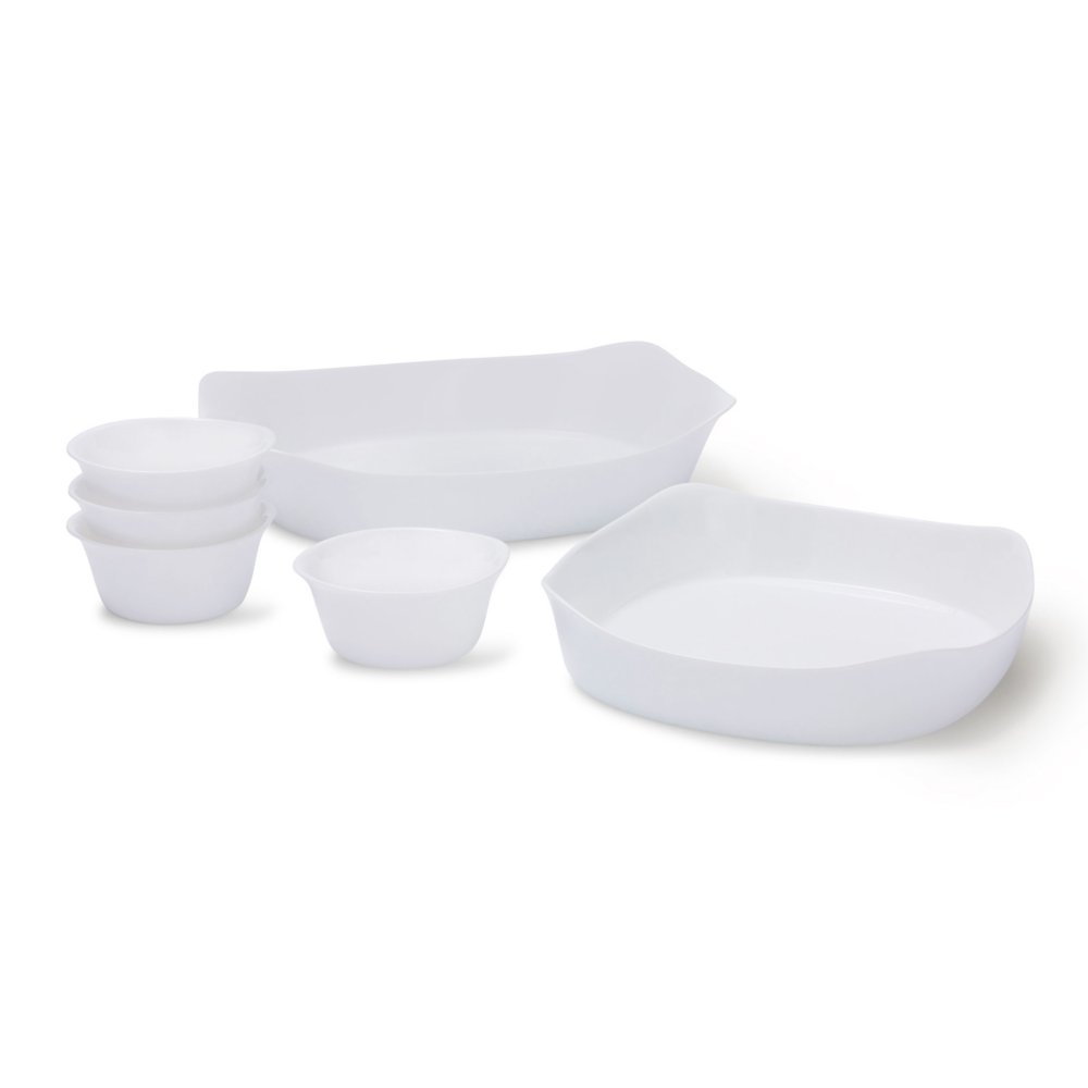 Rubbermaid DuraLite Glass Bakeware, 10pc Set, Baking Dishes or Casserole  Dishes, and Ramekins, Assorted Sizes (with Lids)