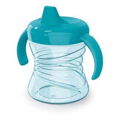JOYWA Soft Spout Sippy Cups Learner Cup with Weighted Straw Sippy
