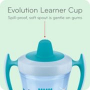 evolution learner cup spill-proof, soft spout is gentle on gums image number 3