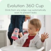 evolution 360 cup drink from any edge, cup automatically seals to prevent leaks image number 4