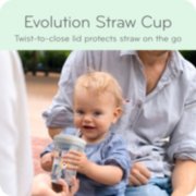 straw cup with twist to close lid that protects straw on the go image number 5