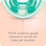 one hundred percent medical grade silicone is comfy for baby yet durable image number 5