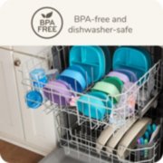 sustainable kids tableware in dishwasher image number 4