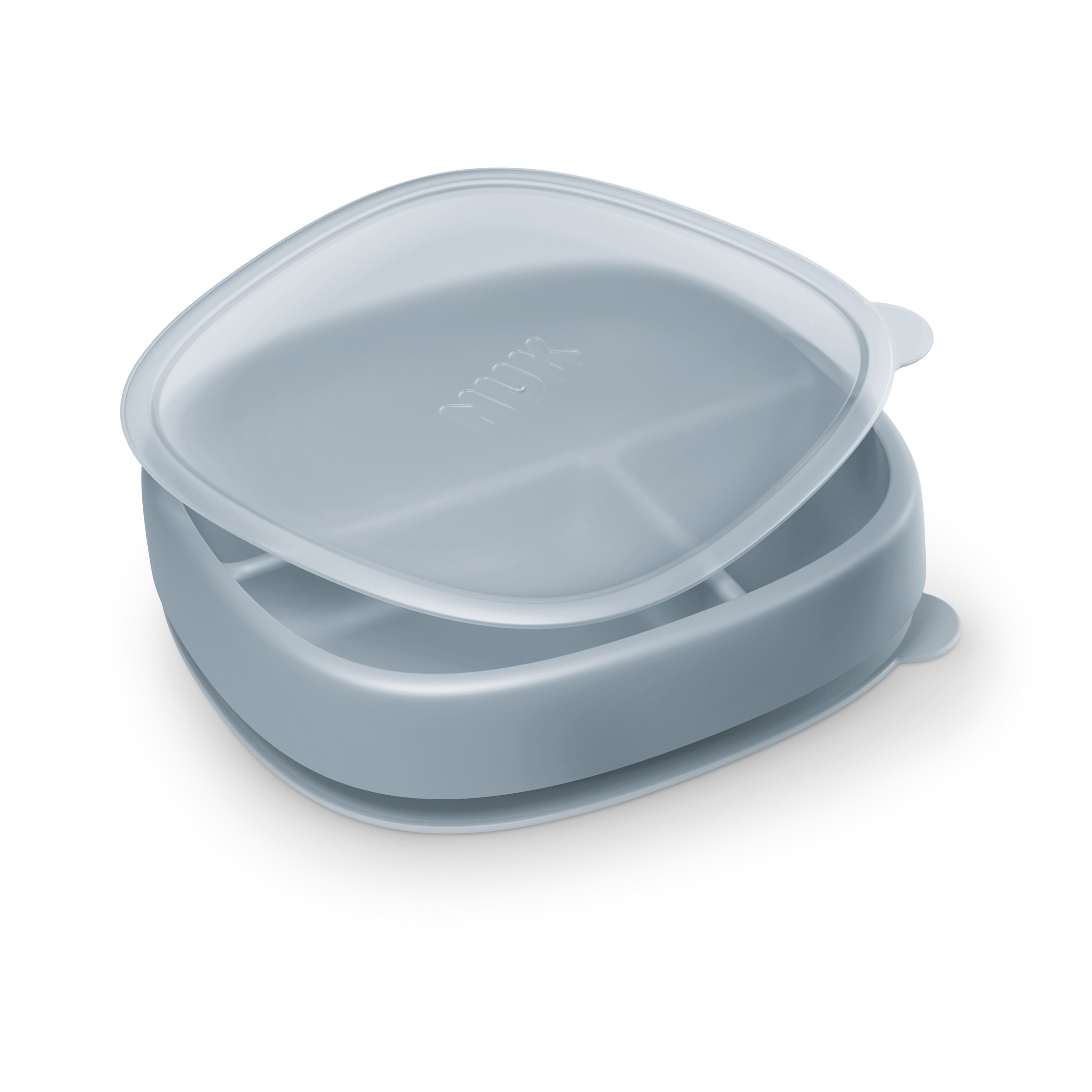 Plastic plate with clearance lid