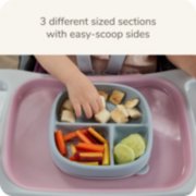 suction plate for toddlers with sections image number 3