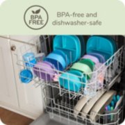 Nuk sippy cups are BPA-free and dishwasher-safe on top shelf image number 6