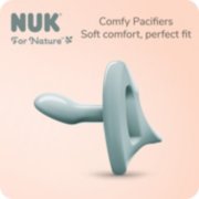 Nuk for nature comfy pacifiers for soft comfort and perfect fit image number 2