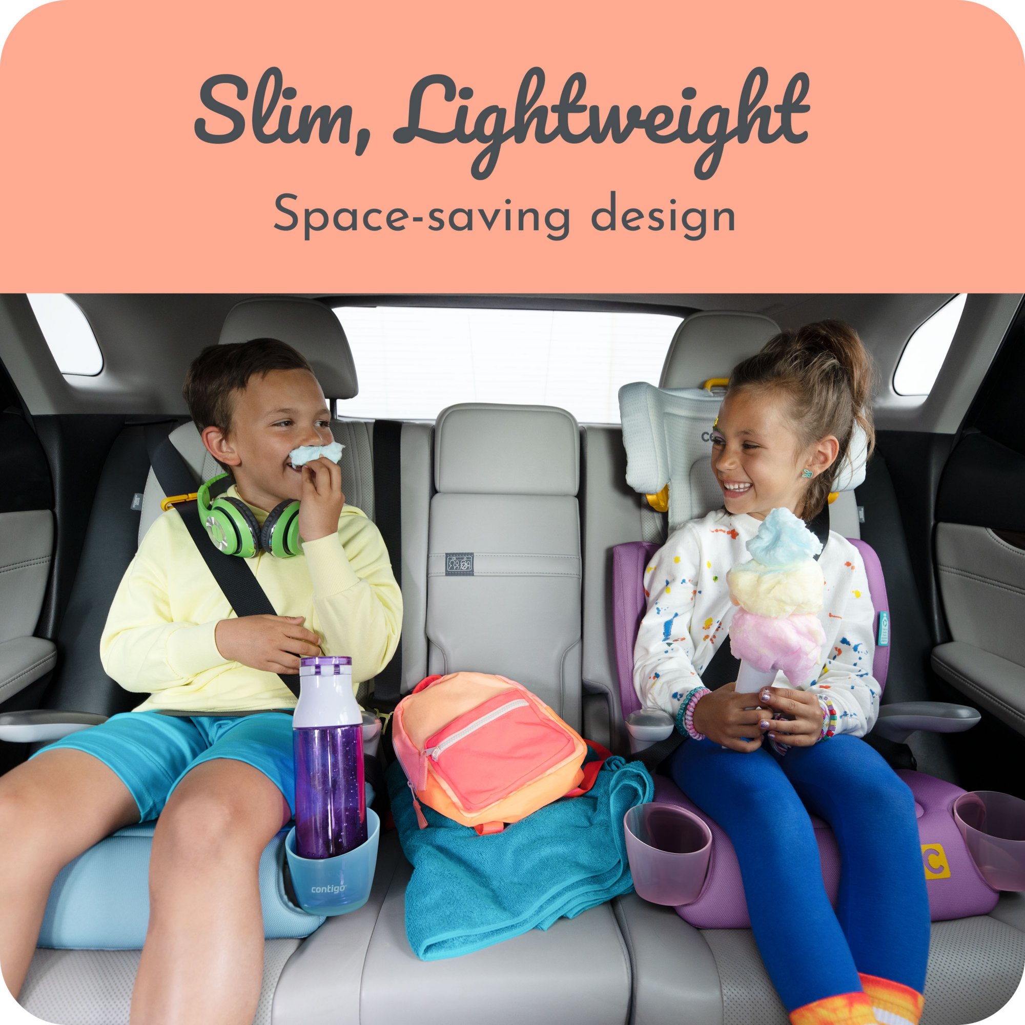 Boost-and-Go All-in-One Harness Booster Car Seat