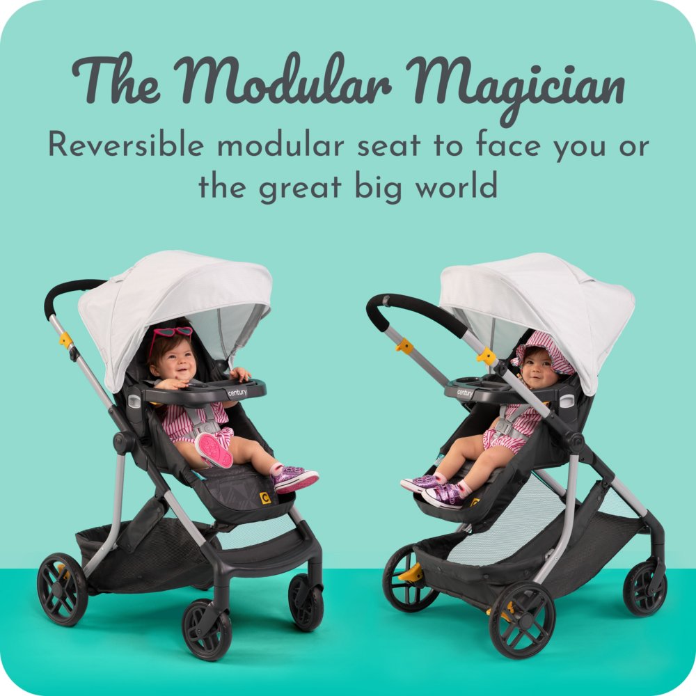 Modular jogging outlet stroller