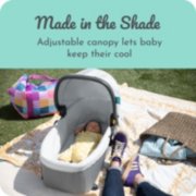 made in the shade adjustable canopy lets baby keep their cool image number 4