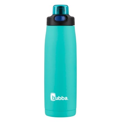 bubba Radiant Stainless Steel Rubberized Water Bottle with Straw, 24 Oz., Island Teal