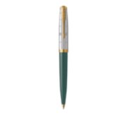 Parker p 51 fine writing ball point pen in green image number 1