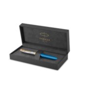 Parker p 51 fine writing pen in blue in gift box image number 5