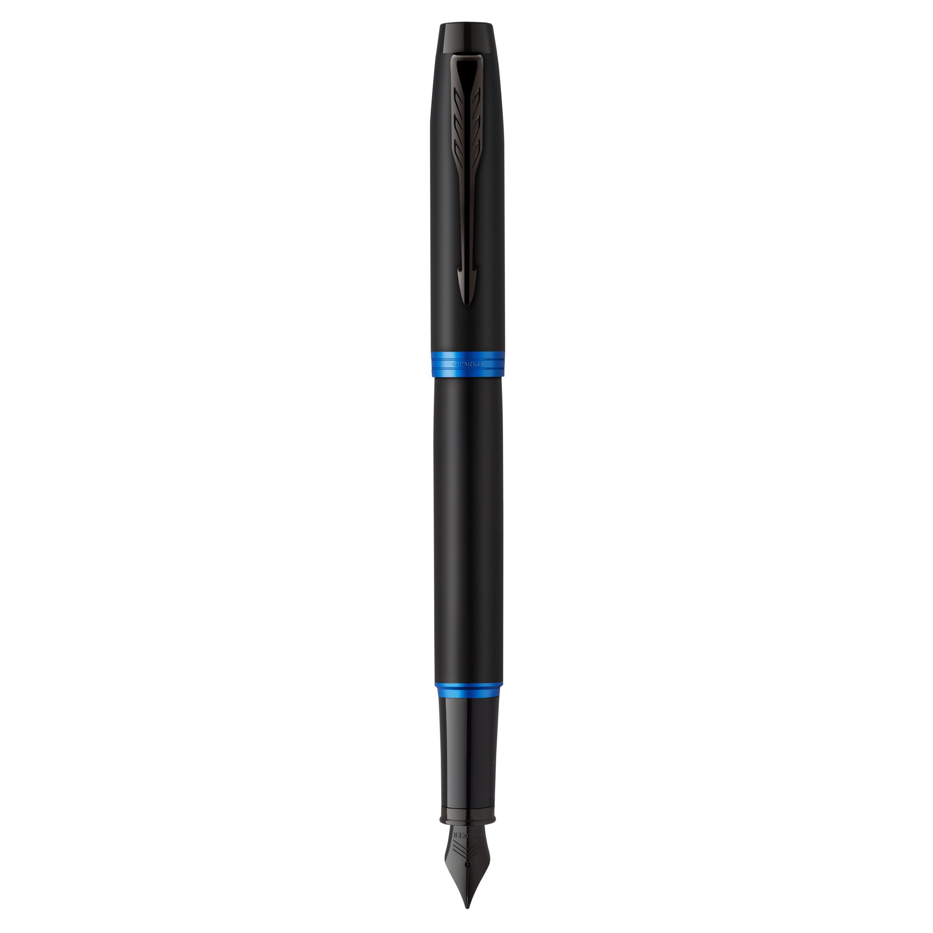  Parker IM Rollerball Pen Matte Blue Fine Point Black Ink Gift  Box : Office Products