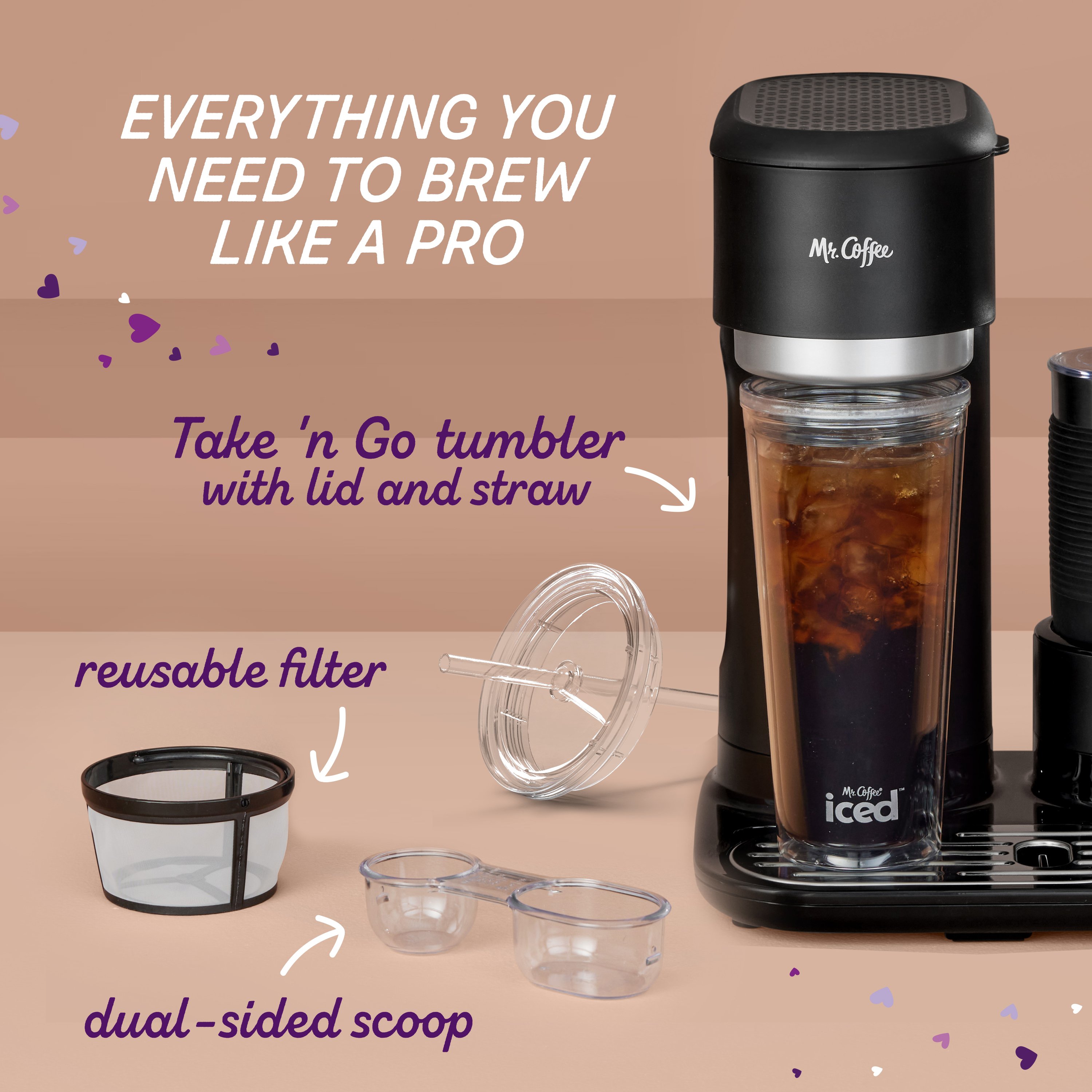 Single serve iced online coffee maker mr coffee