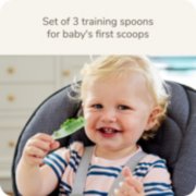 set of three training spoons for baby's first scoops image number 2