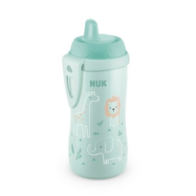 NUK Mini Magic Cup Sippy Cup, 360° Anti-Spill Rim, 6+ Months, Easy Grip  Handles, BPA-Free, 160 ml