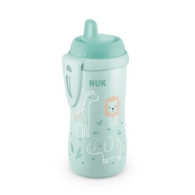 NUK Easy Straw Leak-Proof Cup, BPA-Free, Jungle, 12+ Months Hard