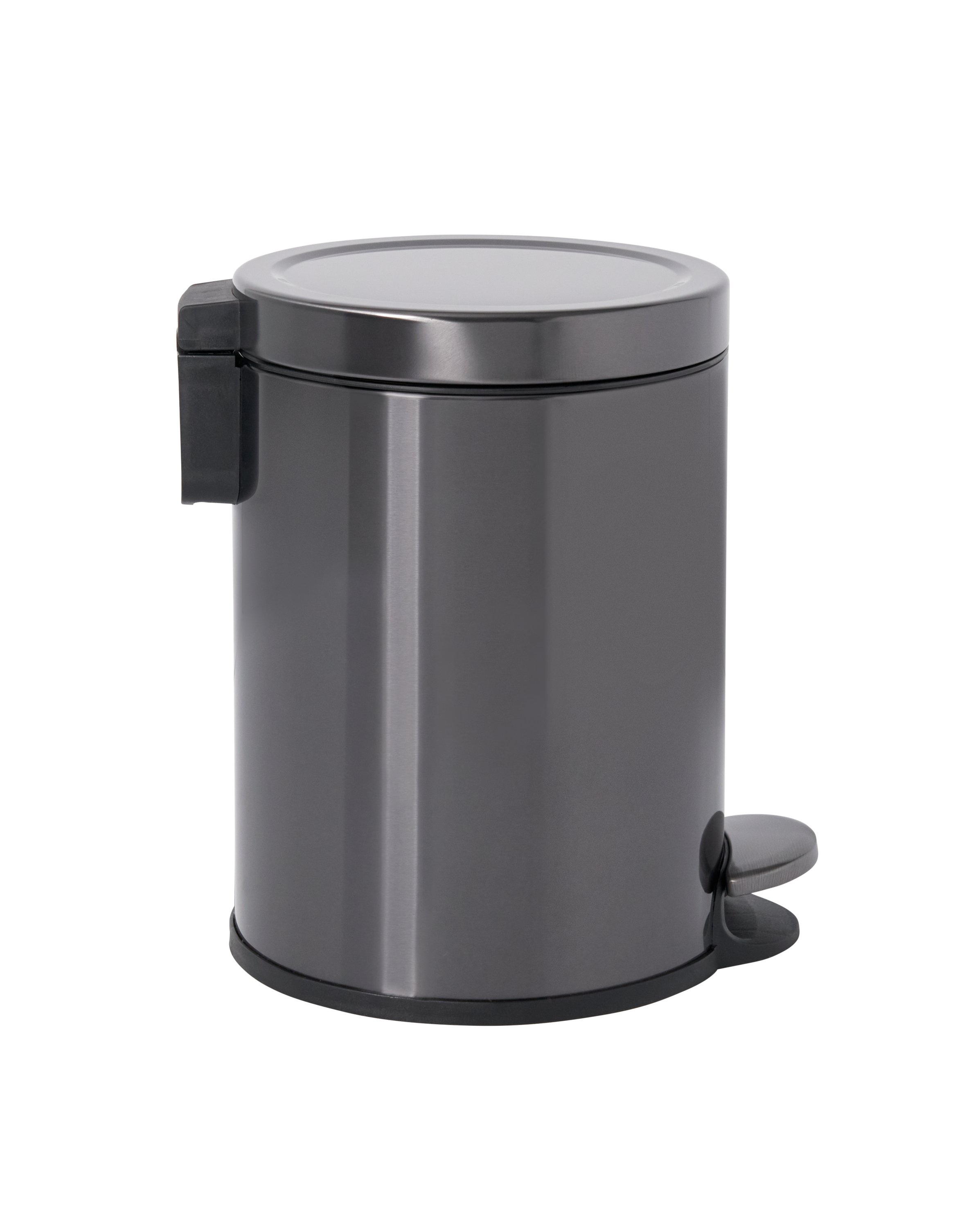 Rubbermaid Round Metal Indoor Trash Can, 30 GAL, Stainless Steel, RCPR2030SSPL