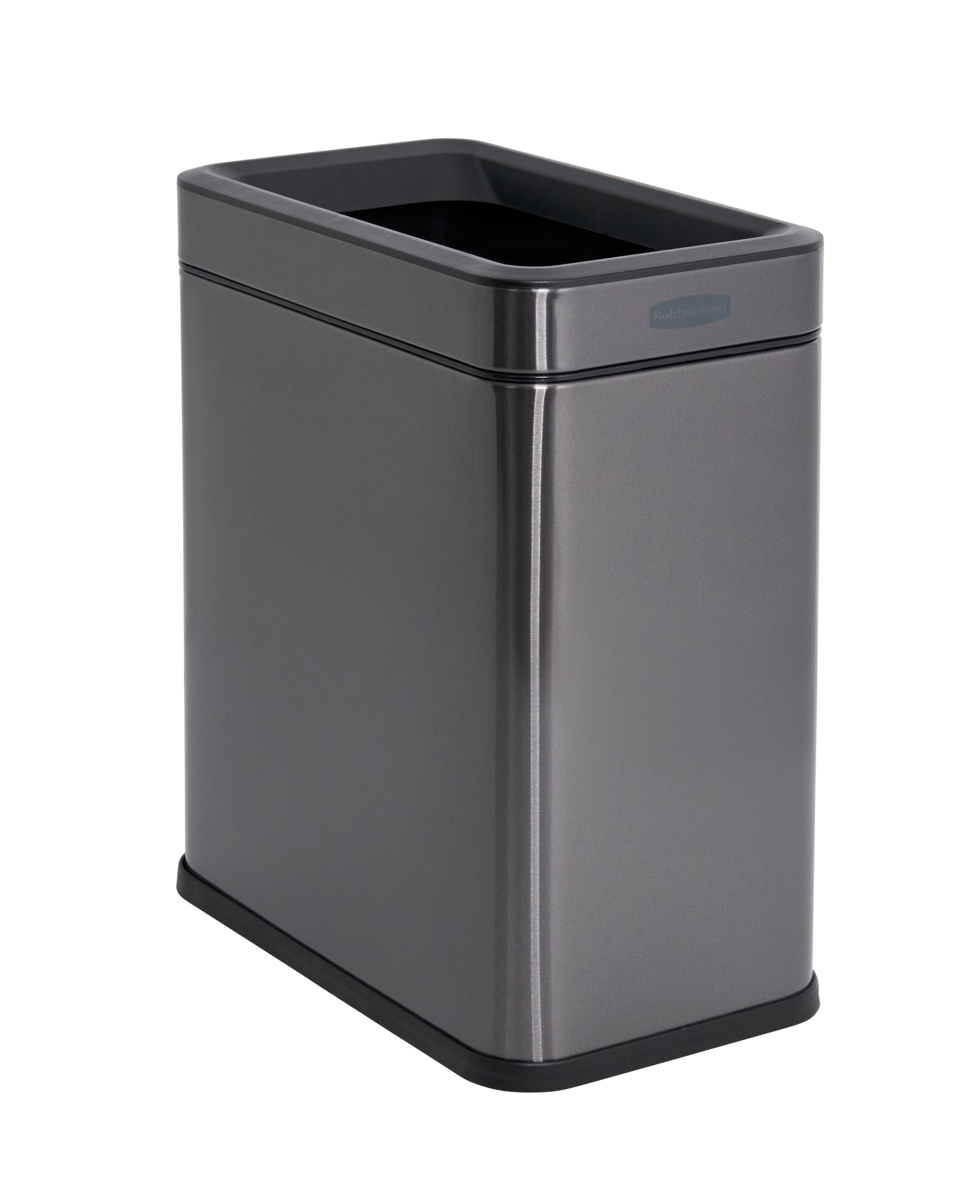 Metal Trash Can Open. Waste Can. Trash Bin Stock Image - Image of