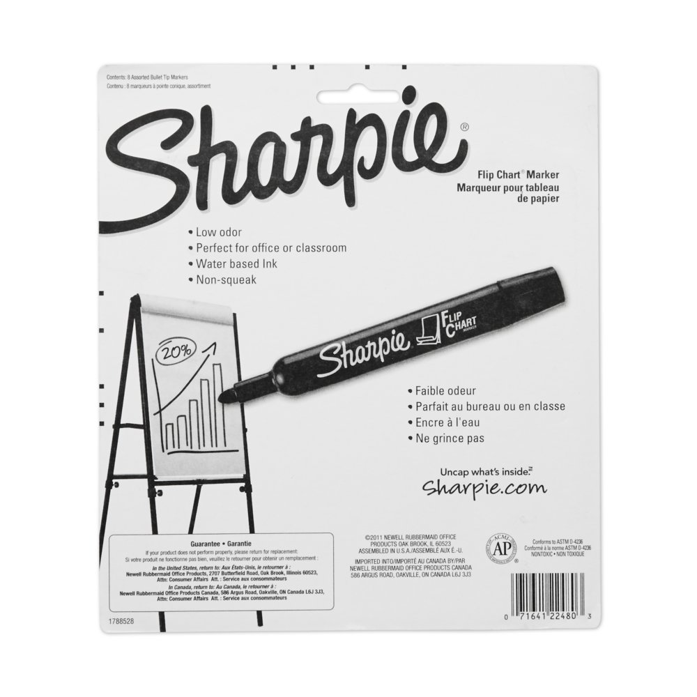 Sharpie Flip Chart Marker - Bullet Marker Point Style - Assorted