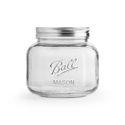Choice 0.5 Gallon Glass Jar with Lid