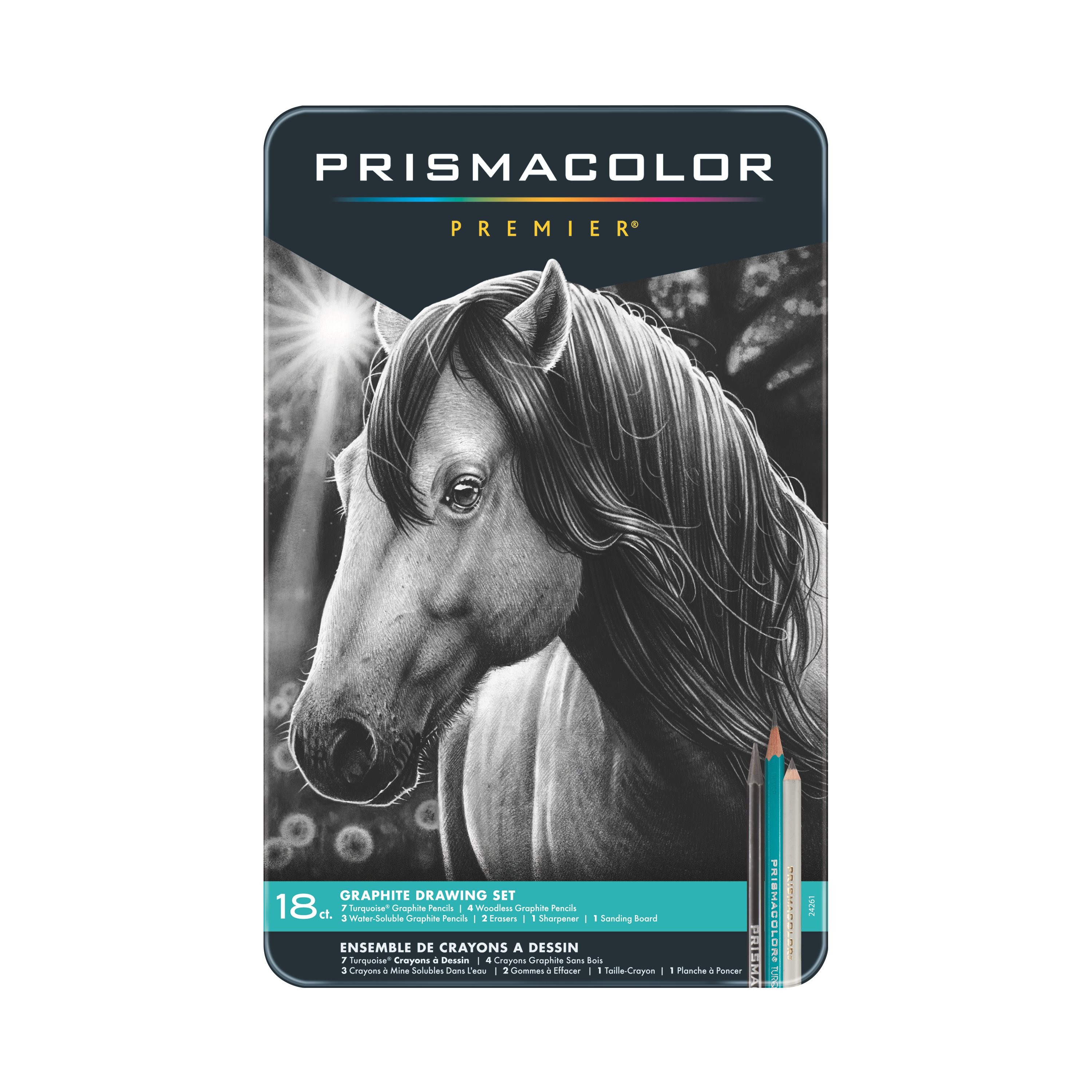 Prismacolor - Premier Turquoise Soft Grade Graphite Pencils,Art  Pencils,(1-Pack of 12)