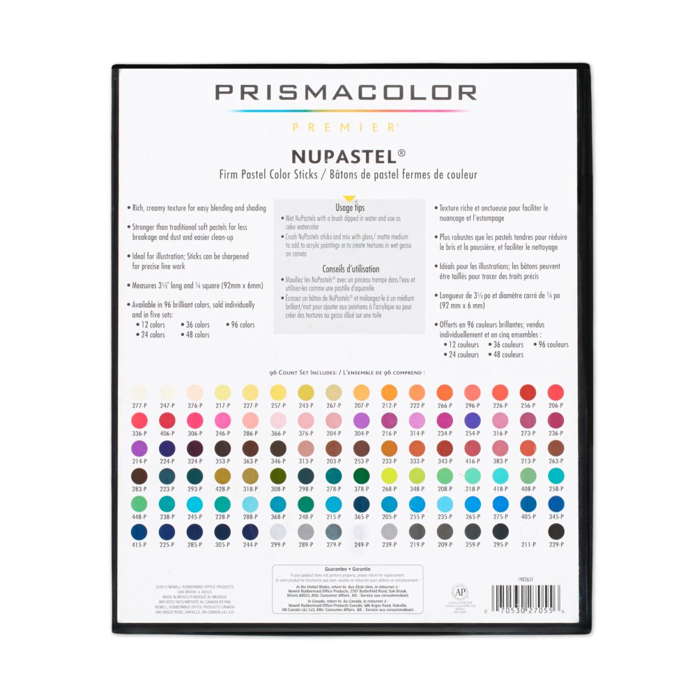 Prismacolor Premier® Nupastel® Firm Pastel Color Sticks Set
