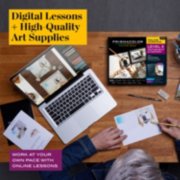 digital lessons and high quality art supplies work at your own pace with online lessons image number 2