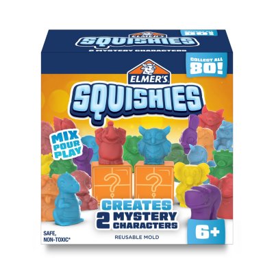Elmer's Squishies Kit, 2 Mystery Characters