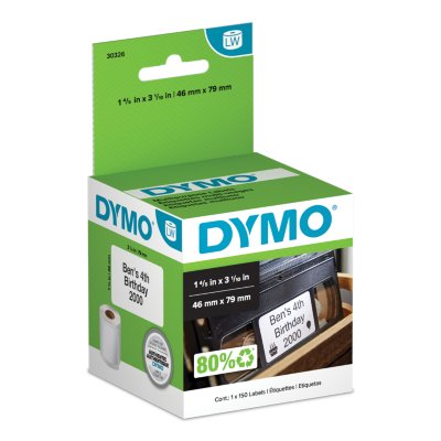 5 Stelle Shop  ROTOLO ETICHETTE ADESIVE DYMO 25x25 MM S0929120 PER  LABELWRITER 400 450