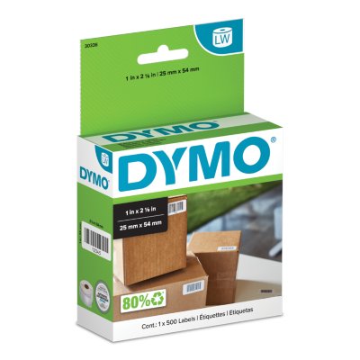 2-5/16 X 4 Clear Large Shipping Labels - Direct Thermal Weatherproof  (BOPP) Film - DYMO 30269 Compatible - 300 Labels/Roll, LD-30269