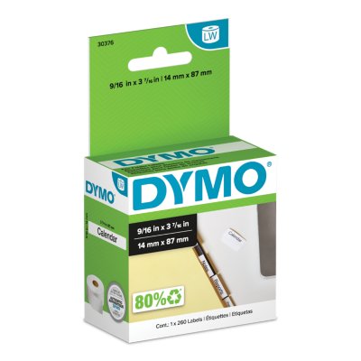 DYMO - Étiquettes d'insertion LabelWriter pour les onglets des chemises de classements