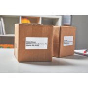 packages labeled with shipping addresses image number 4