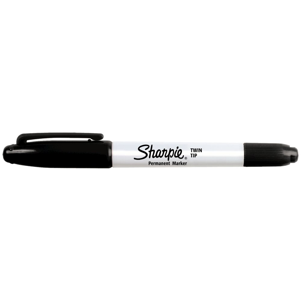 Sharpie Twin Tip Permanent Marker, Black