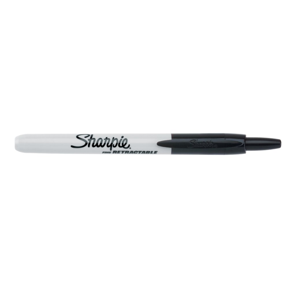 Sharpie Retractable Pen, Fine Point, Black, 3-Count – Simplify Bio