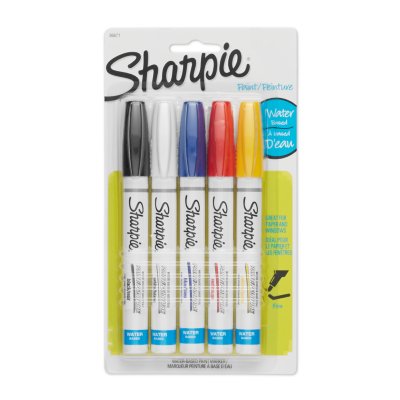 Sharpie Water-Based Paint Markers, Fine Point