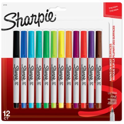 Assorted Colors Sharpie Permanent Markers Ultimate Collection New Fine and Ultra Fine Points 72 Count 