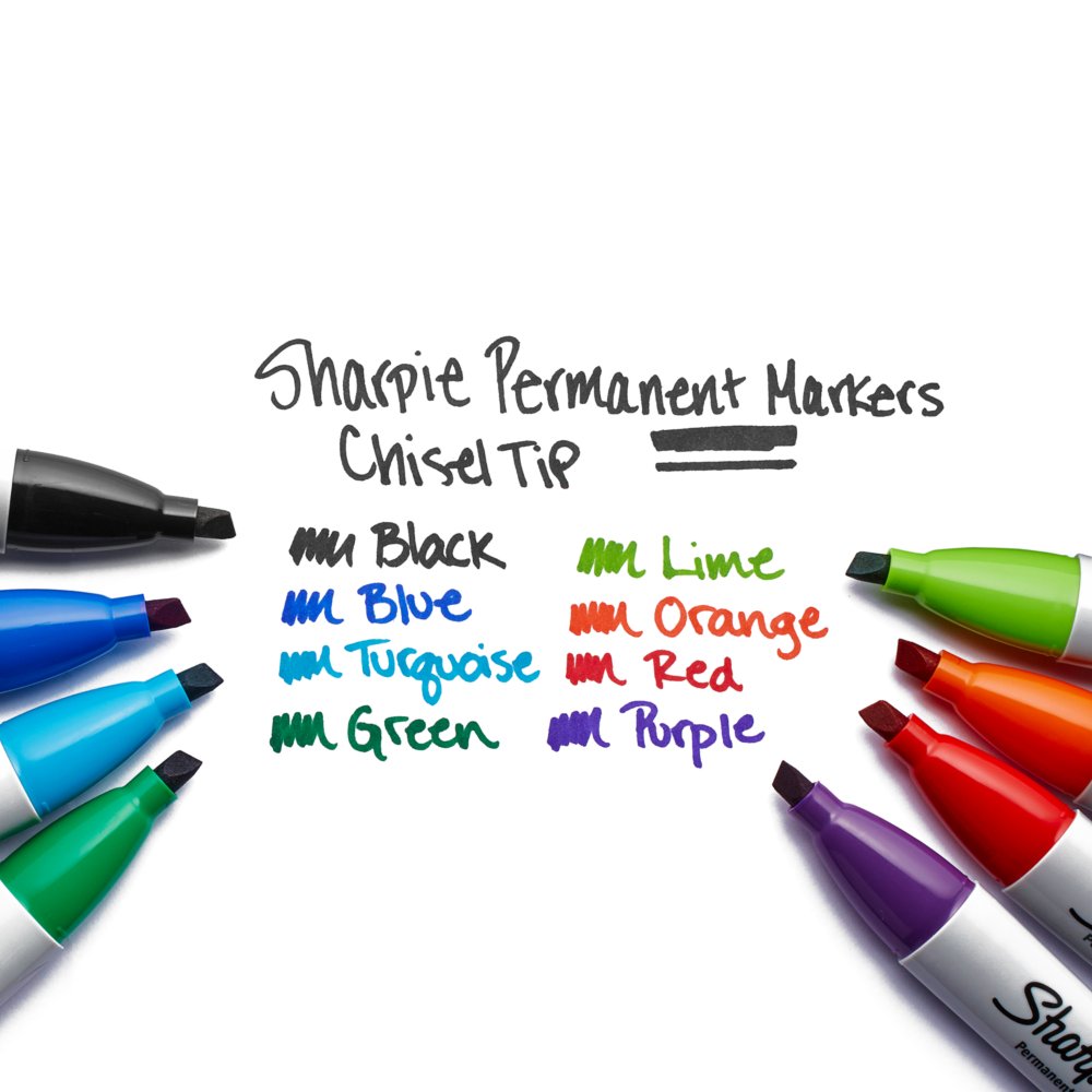 QFC - Sharpie® MARKER,ASST CHISEL,AST 2089634, 1