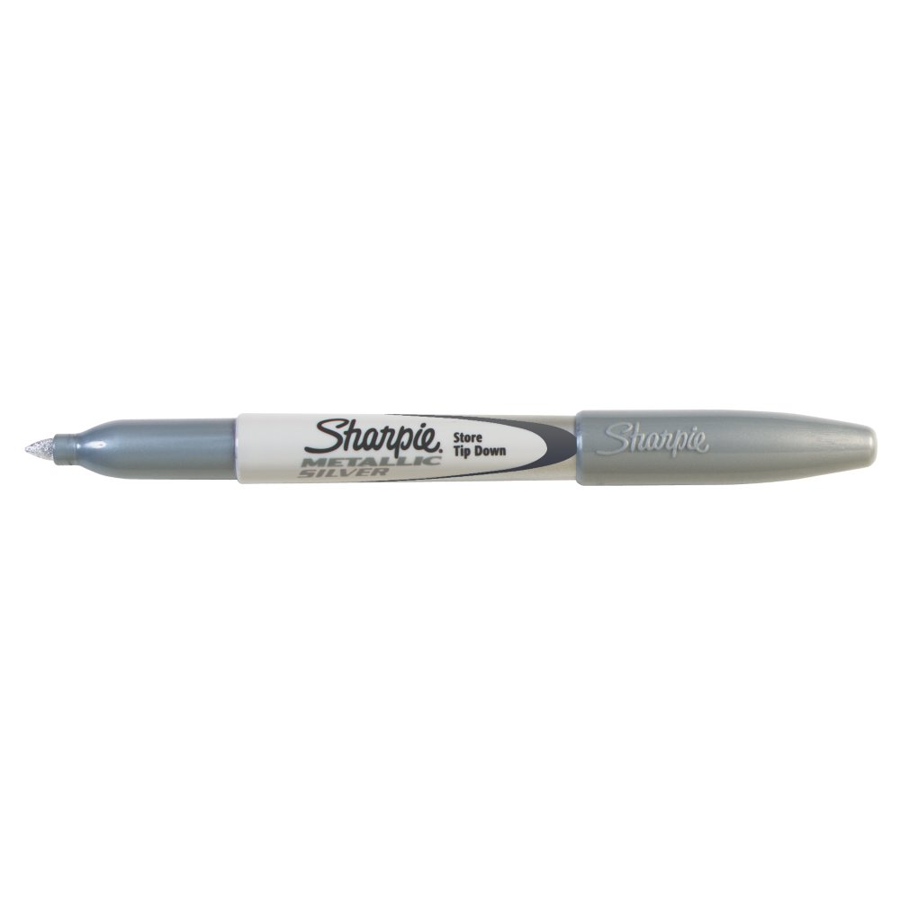 bookofjoe: Sharpie Metallic Silver Permanent Marker — 'Mark the